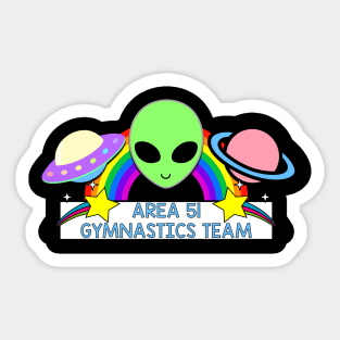 Area 51 GYMNASTICS TEAM Sticker